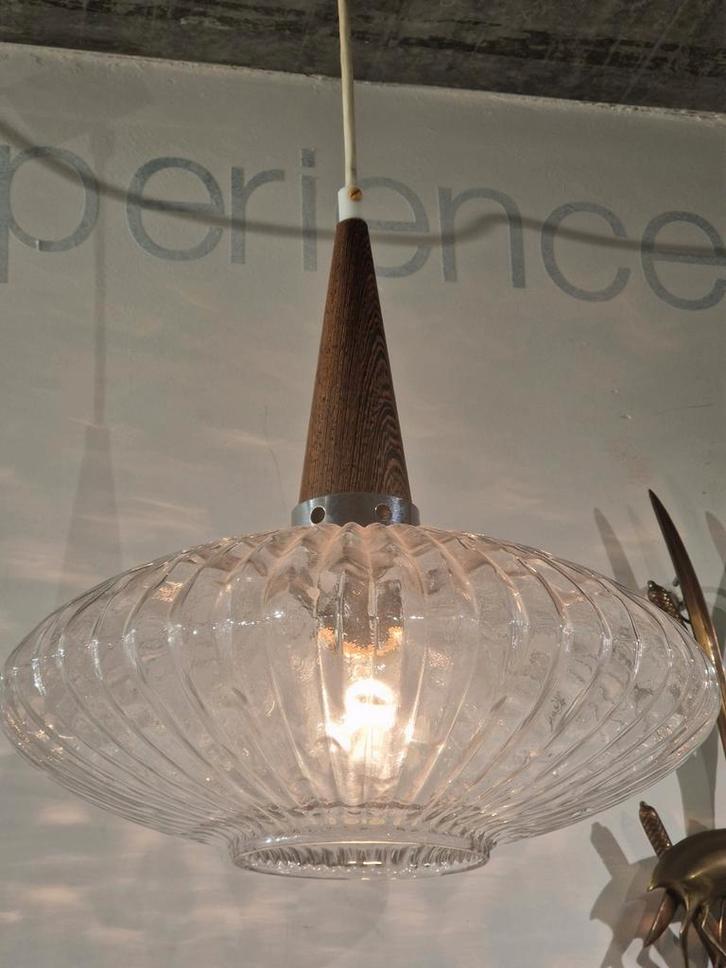 Jaren 50 scandinavisch design hanglamp Ufo voor Massive, Antiek en Kunst, Antiek | Verlichting, Ophalen of Verzenden