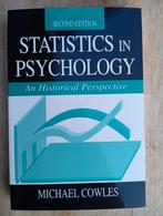 STATISTICS IN PSYCHOLOGY - an historical perspective, Boeken, Studieboeken en Cursussen, Ophalen of Verzenden, Zo goed als nieuw