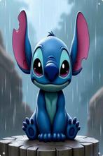 Metalen reclamebord Disney Stitch - retro vintage mancave, Ophalen of Verzenden, Zo goed als nieuw, Reclamebord