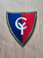 US WW2 38th Infantry division patch whiteback Ribbed variant, Ophalen of Verzenden