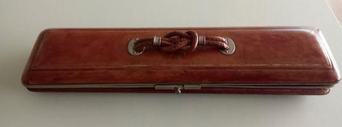 Leder handschoenen box harmonica, Antiek en Kunst, Antiek | Overige Antiek, Ophalen of Verzenden