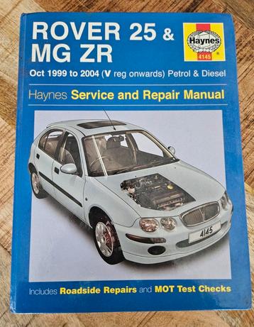 Rover 25 /Mg Zr service manual beschikbaar voor biedingen