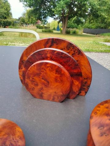 burl wood hout set beschikbaar voor biedingen