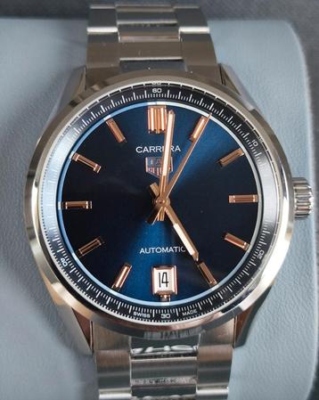  T.K. i.nw.st.Tag Heuer Carrera Date automatic van 03-2024.  beschikbaar voor biedingen