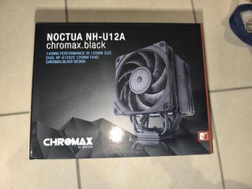 Noctua NH-U12A chromax.zwarte CPU-koeler beschikbaar voor biedingen