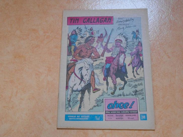 Ohee 248 Tim Callagan 1968., Livres, BD, Comme neuf, Une BD, Enlèvement ou Envoi