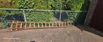 Houten ladder uitschuifbaar 10M, Ophalen, Gebruikt, Ladder
