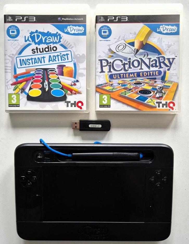 PS3 Playstation3 u Draw Studio Set €24,95 EUR, Games en Spelcomputers, Games | Sony PlayStation 3, Zo goed als nieuw, Overige genres