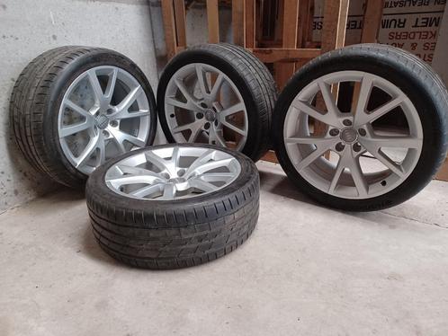 Set Originele 19 inch Audi A5 velgen met banden, Auto-onderdelen, Banden en Velgen, Banden en Velgen, Zomerbanden, 19 inch, 235 mm