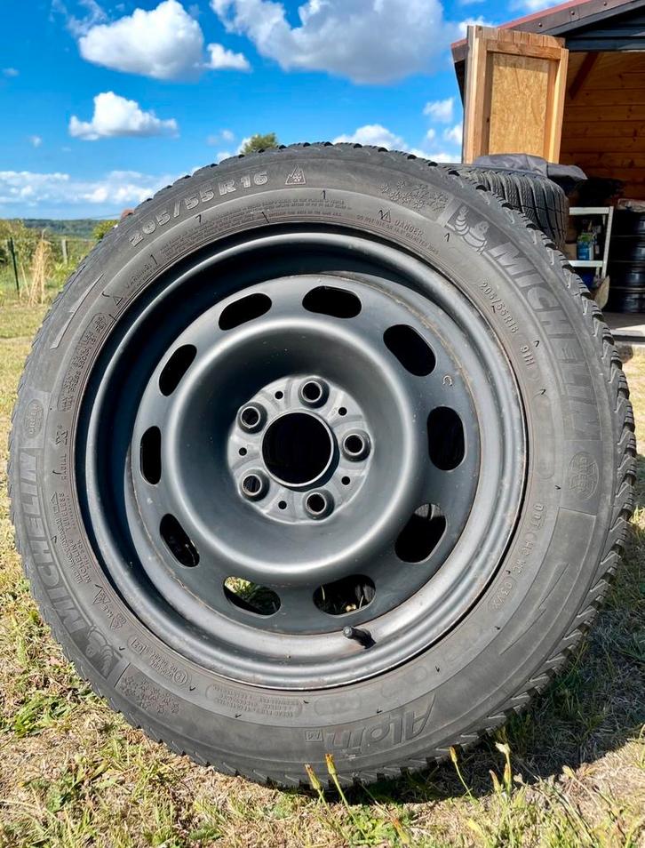 Michelin Alpin A4 winterkit, Auto-onderdelen, Banden en Velgen, Banden en Velgen, Winterbanden, 16 inch, 205 mm, Personenwagen