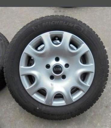 Winterbanden Mini One Cooper 5X112 TPMS 15inch 7,5&4,5mm ❄️, Auto-onderdelen, Besturing, BMW, Mini, Gebruikt, Ophalen