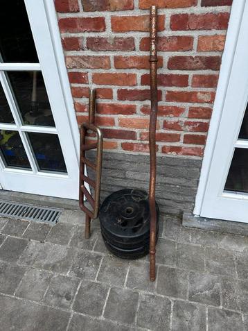 40 kg gewichten met baren beschikbaar voor biedingen