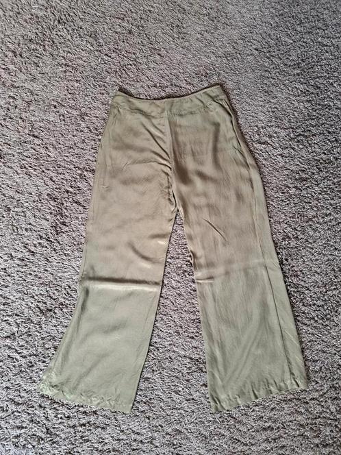 Caroline Biss broek maat 40, Kleding | Dames, Broeken en Pantalons, Zo goed als nieuw, Maat 38/40 (M), Groen, Lang, Ophalen of Verzenden