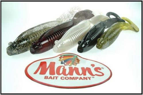 Mann’s Mega Grubs & Mann's Chameleon Lizards, Watersport en Boten, Hengelsport | Roofvissen, Nieuw, Overige typen, Verzenden