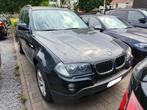 BMW X3 2.0d 2008, Achterwielaandrijving, Zwart, Zwart, Bedrijf