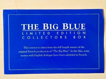 THE BIG BLUE - LIMITED EDITION COLLECTORS BOX beschikbaar voor biedingen