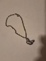 Zilveren armband met vlinderbedel, Handtassen en Accessoires, Armbanden, Ophalen of Verzenden, Gebruikt, Zilver, Zilver