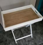 Dienblad tafel, Huis en Inrichting, Woonaccessoires | Dienbladen, Ophalen, Gebruikt, Rechthoekig, Hout