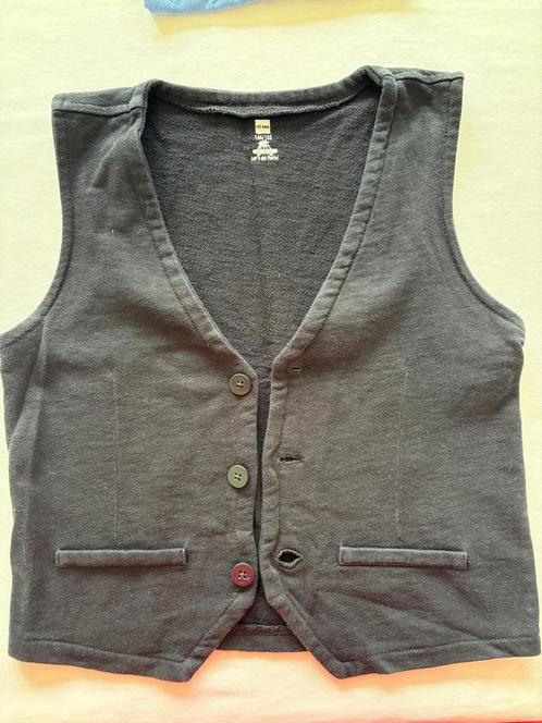 Zwarte gilet, HEMA, maat 146-152, Kinderen en Baby's, Kinderkleding | Maat 146, Zo goed als nieuw, Ophalen