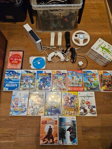 Nintendo Wii + games apart beschikbaar voor biedingen