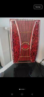 Rode lamp voor decoratie, handgemaakt, Antiek en Kunst, Antiek | Meubels | Bedden, Ophalen