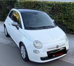 MAGNIFIQUE FIAT 500/ESSENCE/CLIM/GARANTIE, Auto's, Euro 5, Zwart, Wit, Leder