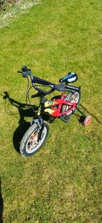 Kinderfietsje Hot Wheels inclusief zijwieltjes, Fietsen en Brommers, Ophalen, Zijwieltjes, Hot wheels, 16 tot 20 inch