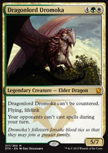 Dragonlord Dromoka - DTK - MTG - TS EX EN NM