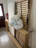 Lit simple + matelas 200*90, Huis en Inrichting, Slaapkamer | Bedden, Ophalen, Verstelbaar, 90 cm, Eenpersoons