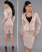 Dames Business Blazer Beige, Maat 38/40 (M), Beige, Nieuw, Ophalen of Verzenden