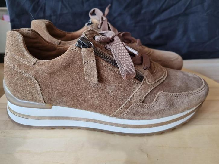 Nieuw GABOR sneakers P37 cognac suède, Kleding | Dames, Schoenen, Nieuw, Sneakers, Bruin, Verzenden