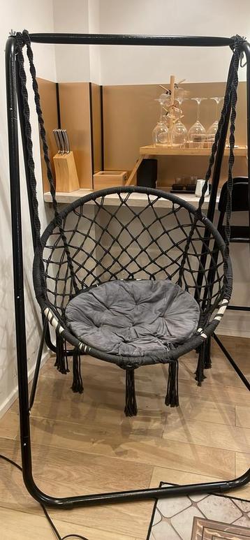 Chaise suspendue avec support, 85 x 92 x 153 cm, Enlèvement, Comme neuf