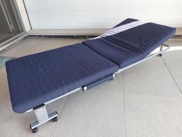 Plooibed 200x85 cm, verstelbaar bovengedeelte beschikbaar voor biedingen