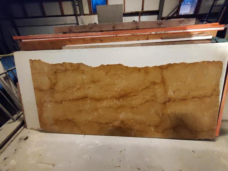 Marbre - Jaune - assiette pleine - Grèce, Bricolage & Construction, Planches & Dalles, Neuf, Autres types, Pierre ou Argile, 150 cm ou plus