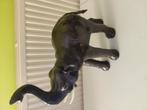 Grote lederen olifant zwart, Huis en Inrichting, Woonaccessoires | Wanddecoraties, Ophalen of Verzenden, Zo goed als nieuw