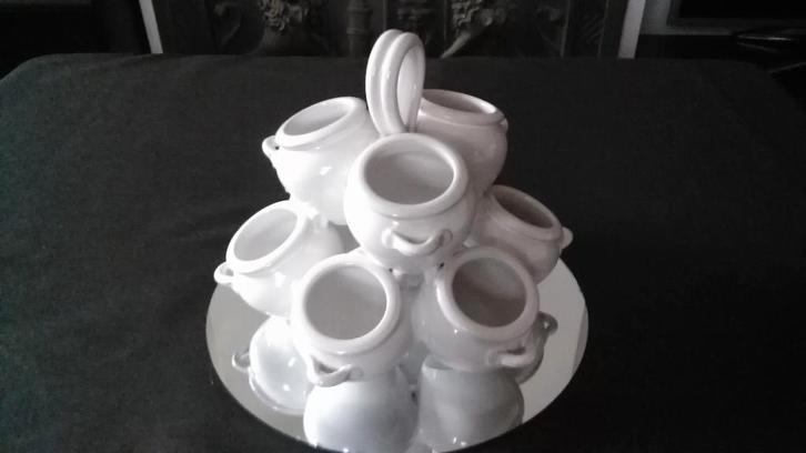 Bloempot piramide vaasjes keramiek Italy design plantenzuil, Tuin en Terras, Bloempotten, Nieuw, Terracotta, Binnen, Ophalen of Verzenden