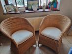 2 chaises en osier- état impeccable, Maison & Meubles, Enlèvement, Deux