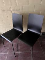 2 x chaises Martin IKEA, Noir, Bois, Utilisé, Deux