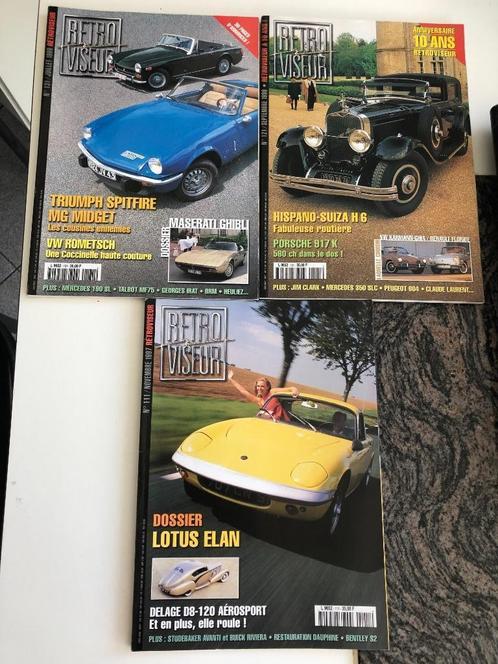 Anciens magazines/revues de voitures classiques : Retro Vise, Livres, Autos | Brochures & Magazines, Enlèvement ou Envoi
