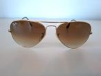 Rayban Aviator Gold Zonnebril, Ophalen of Verzenden, Zo goed als nieuw, Bril