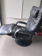 Lederen fauteuil, Huis en Inrichting, Ophalen, Gebruikt