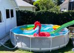 Zwembad intex 366 cm 76 cm hoogte, Tuin en Terras, Ophalen, Gebruikt, Minder dan 80 cm, Rond