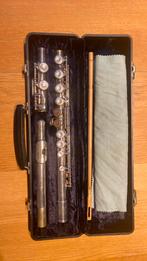 Dwarsfluit met doos, Muziek en Instrumenten, Blaasinstrumenten | Dwarsfluiten en Piccolo's, Gebruikt, Ophalen of Verzenden, Met koffer of tas