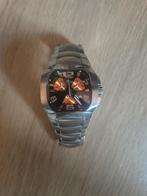 Lotus chronograaf staal goede staat met originele doos, Staal, Staal, Polshorloge, Zo goed als nieuw