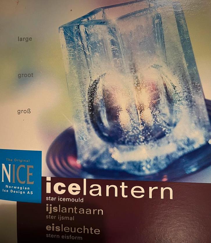 NICE ijslantaarn / wijnkoeler, Divers, Noël, Comme neuf, Enlèvement