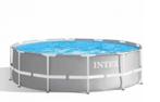 Zwembad Intex Prism Frame 366 x 99 (ZONDER liner, met trap), Tuin en Terras, Zwembaden, Ophalen, Gebruikt, 80 tot 120 cm, Rond