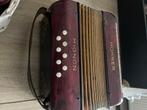 Vintage accordeon merk Hohner Mignon, Musique & Instruments, Accordéons, 32 basses, Enlèvement, Avec bretelles, Accordéon à touches