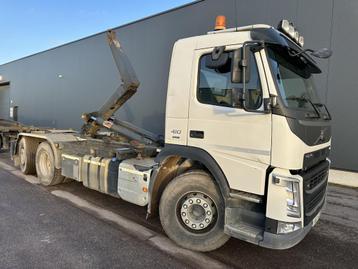 Volvo FM 410 6x2 AJK 20T-5930mm Hooklift - Lift + Steering a beschikbaar voor biedingen