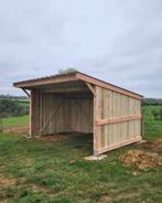 Schuilhok 3x3m of 3x4m in Douglashout. Op voorraad., Weidegang, 2 of 3 paarden of pony's