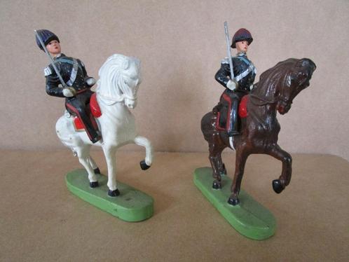 Ridder te paard + 2 soldaten te paard ( 1960 ), Verzamelen, Speelgoed, Gebruikt, Ophalen of Verzenden